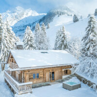 Location Chalet Félix La Clusaz Extérieur hiver