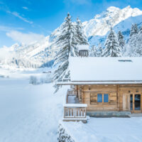 Location Chalet Félix La Clusaz Extérieur hiver