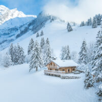 Location Chalet Félix La Clusaz Extérieur hiver